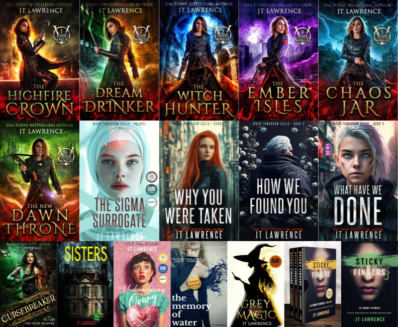 Blood Magic Series & more by J.T. Lawrence ~ 49 MP3 AUDIOBOOK COLLECTION