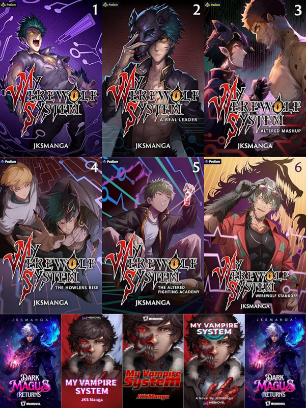 My Werewolf System Series & more by JKSManga ~ 126 MP3 AUDIOBOOK COLLECTION