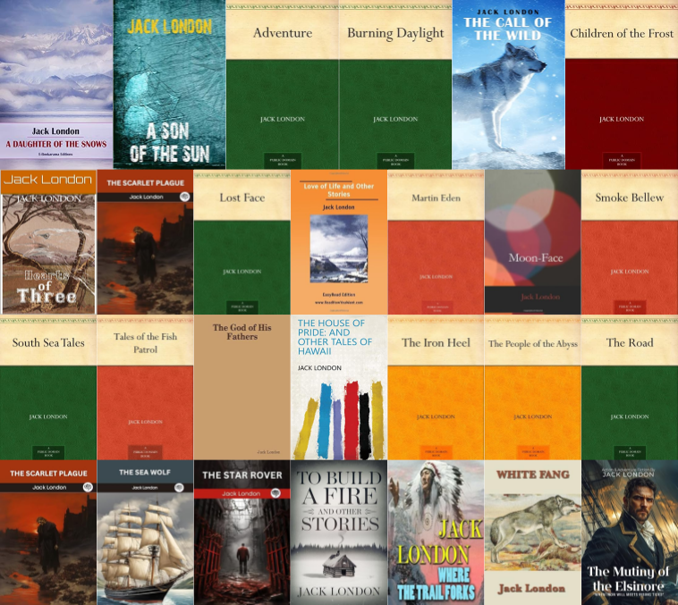 Jack London ~ 27 MP3 AUDIOBOOK COLLECTION