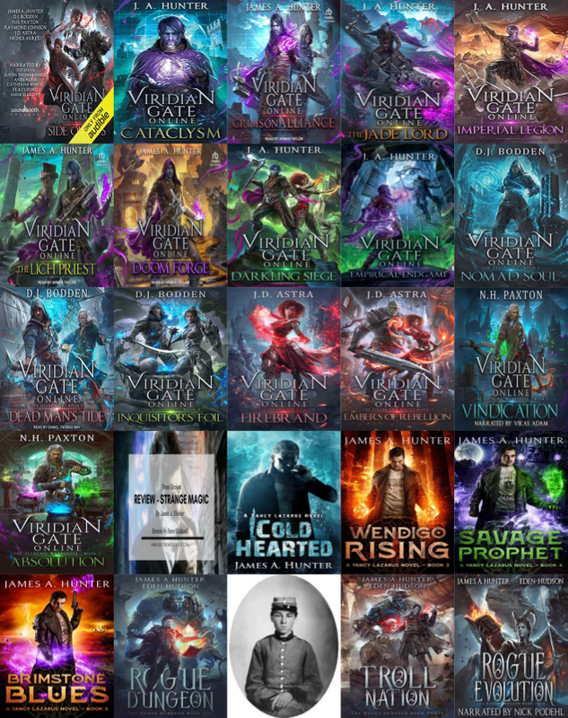 Viridian Gate Online Universe Series & more by James A. Hunter ~ 48 MP3 AUDIOBOOK COLLECTION