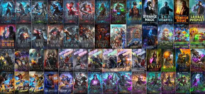 Viridian Gate Online Universe Series & more by James A. Hunter ~ 54 MP3 AUDIOBOOK COLLECTION
