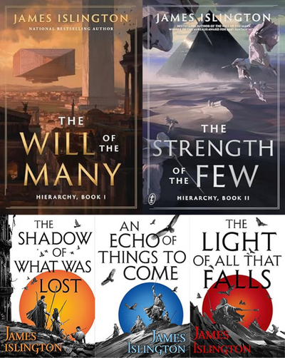 Hierarchy Series & more by James Islington ~ 5 MP3 AUDIOBOOK COLLECTION