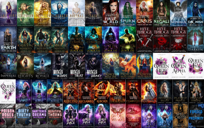 Curse of the Gods Series & more by Jaymin Eve ~ 62 MP3 AUDIOBOOK COLLECTION