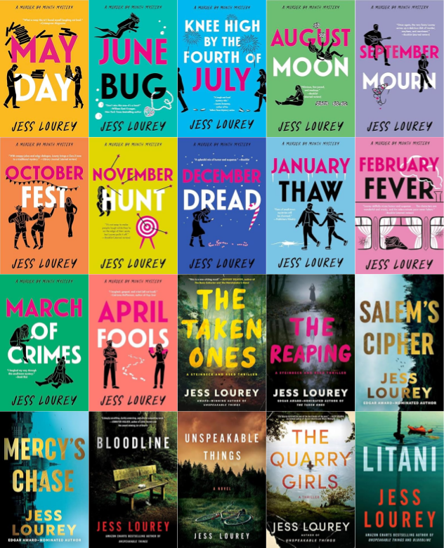 Murder by Month Series & more by Jess Lourey ~ 20 MP3 AUDIOBOOK COLLECTION