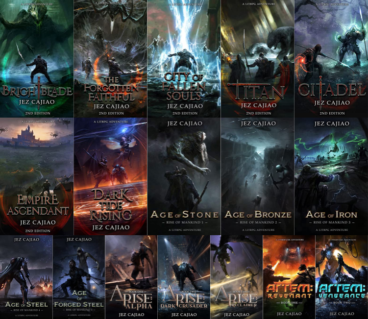 UnderVerse Series & more by Jez Cajiao ~ 17 MP3 AUDIOBOOK COLLECTION