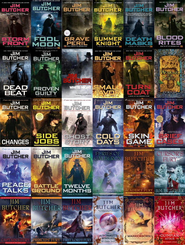 The Dresden Files Series & more by Jim Butcher ~ 30 MP3 AUDIOBOOK COLLECTION