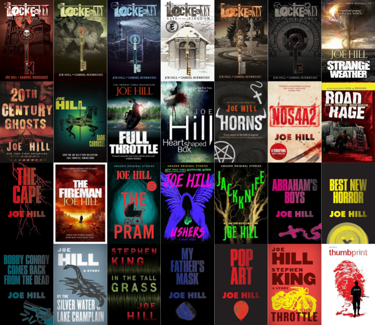 Locke and Key Series & more by Joe Hill ~ 34 MP3 AUDIOBOOK COLLECTION