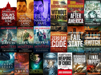 Axis of Time Series & more by John Birmingham ~ 20 MP3 AUDIOBOOK COLLECTION