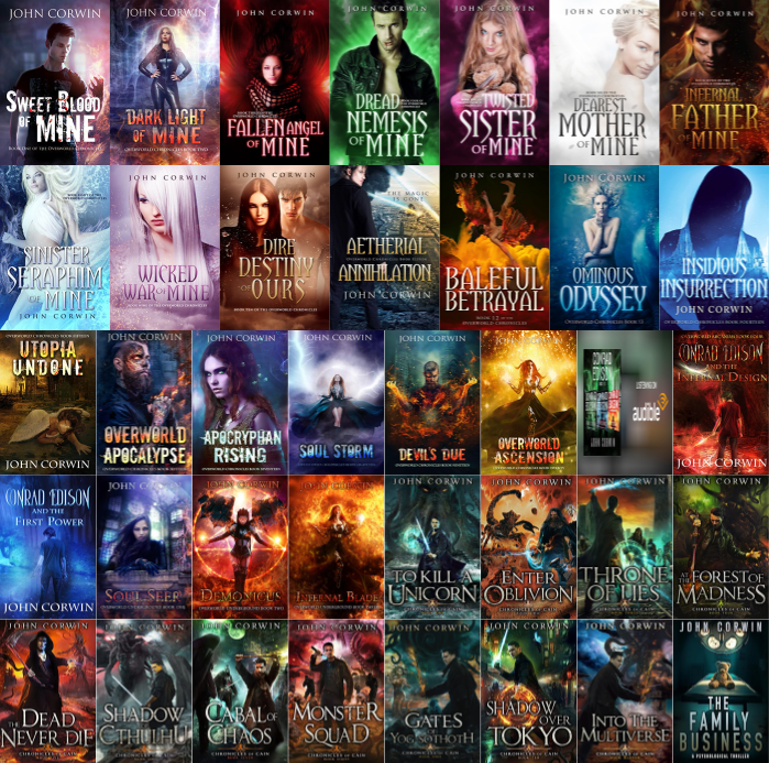 Overworld Chronicles Series & more by John Corwin ~ 40 MP3 AUDIOBOOK COLLECTION