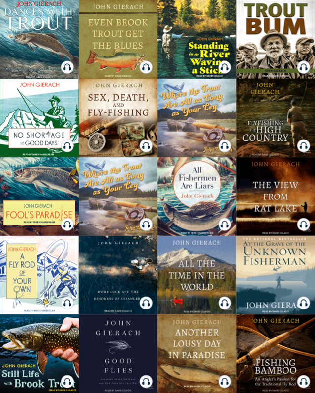 John Gierach ~ 20 MP3 AUDIOBOOK COLLECTION