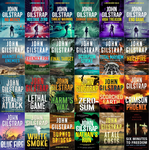 Jonathan Grave Series & more by John Gilstrap ~ 24 MP3 AUDIOBOOK COLLECTION