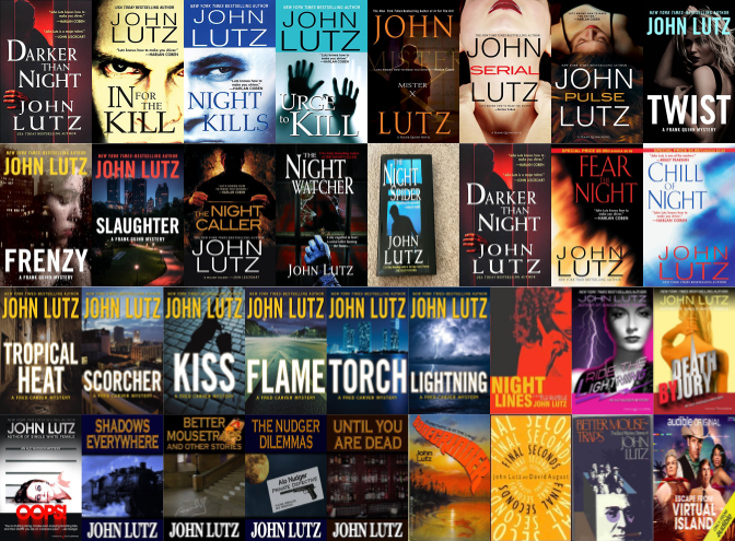 Frank Quinn Series & more by John Lutz ~ 34 MP3 AUDIOBOOK COLLECTION