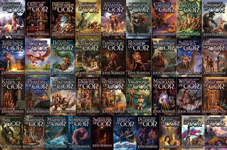 Gor Series by John Norman ~ 37 MP3 AUDIOBOOK COLLECTION