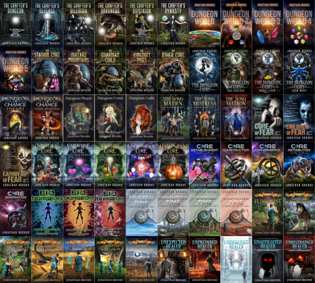 Dungeon Crafting Series & more by Jonathan Brooks ~ 60 MP3 AUDIOBOOK COLLECTION