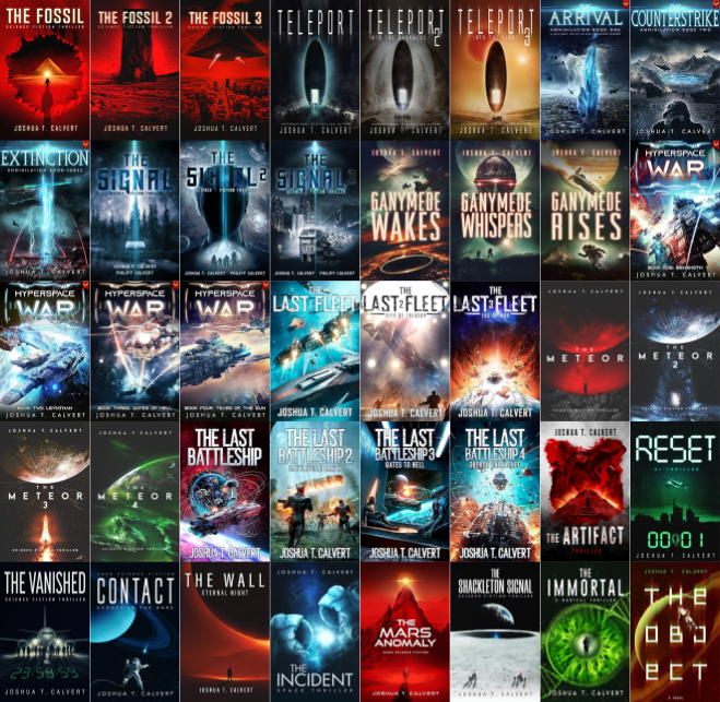 Secrets of Mars Series & more by Joshua T. Calvert ~ 40 MP3 AUDIOBOOK COLLECTION