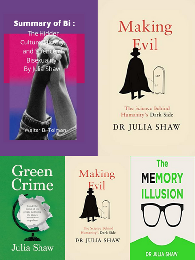 Julia Shaw ~ 5 MP3 AUDIOBOOK COLLECTION