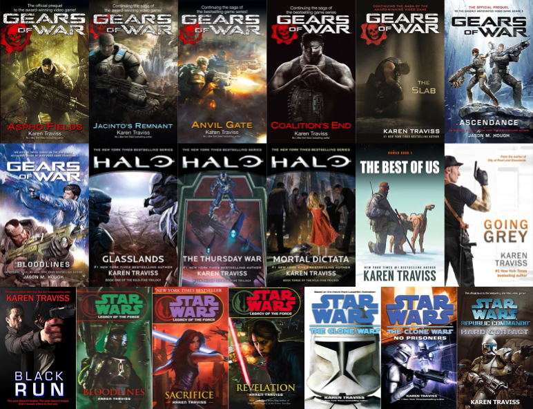 gears of war saga Gears of War Series & more by Karen Traviss ~ 19 MP3 AUDIOBOOK COLLECTION – MotionAudiobooks