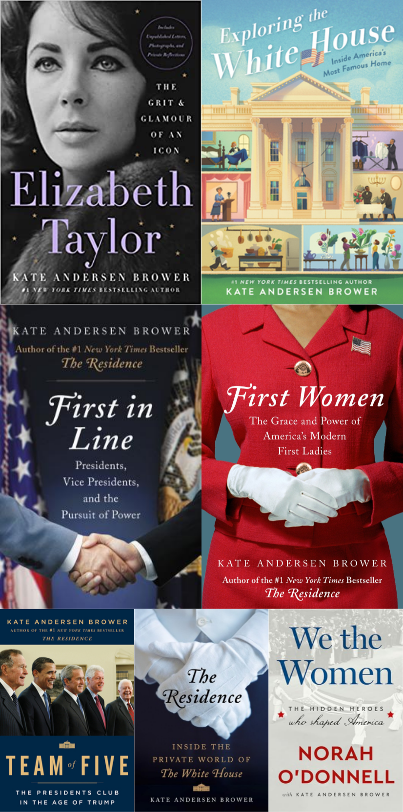 Kate Andersen Brower ~ 7 MP3 AUDIOBOOK COLLECTION