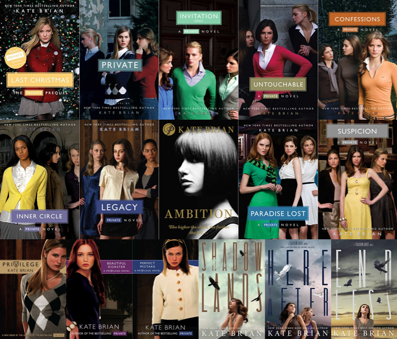 Private Series & more by Kate Brian ~ 16 MP3 AUDIOBOOK COLLECTION