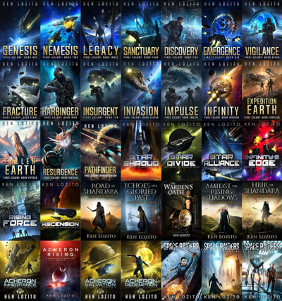 First Colony Series & more by Ken Lozito ~ 35 MP3 AUDIOBOOK COLLECTION