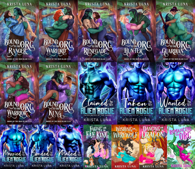 Brides of the Moon Blade Clan Series & more by Krista Luna ~ 17 MP3 AUDIOBOOK COLLECTION