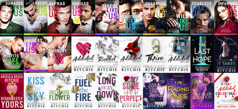 Like Us Series & more by Krista Ritchie ~ 30 E-BOOK COLLECTION