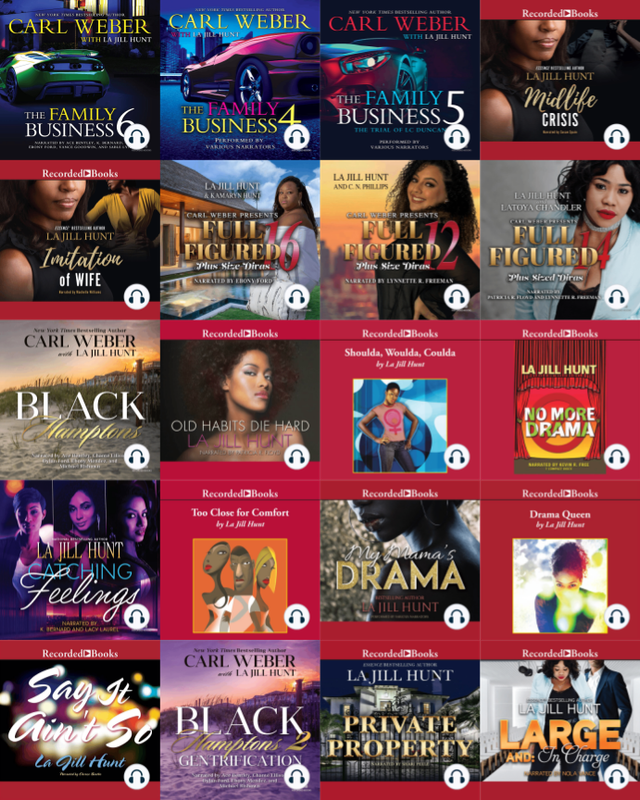 Full Figured Series & more by La Jill Hunt ~ 20 MP3 AUDIOBOOK COLLECTION