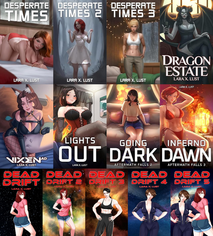 Desperate Times Series & more by Lara X Lust ~ 13 MP3 AUDIOBOOK COLLECTION