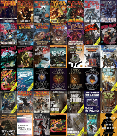 Monster Hunter International Series & more by Larry Correia ~ 43 MP3 AUDIOBOOK COLLECTION