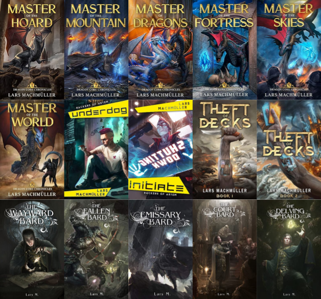 Dragon Core Chronicles Series & more by Lars Machmüller ~ 15 MP3 AUDIOBOOK COLLECTION