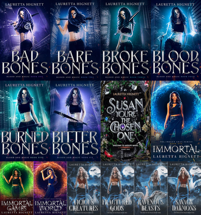 Blood and Magic Series & more by Lauretta Hignett ~ 14 MP3 AUDIOBOOK COLLECTION