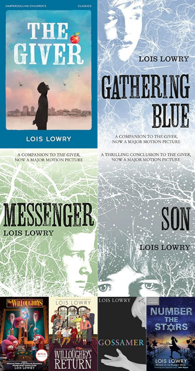 Giver Quartet Series & more by Lois Lowry ~ 8 MP3 AUDIOBOOK COLLECTION