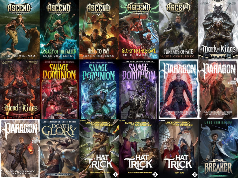 Ascend Online Series & more by Luke Chmilenko ~ 20 MP3 AUDIOBOOK COLLECTION