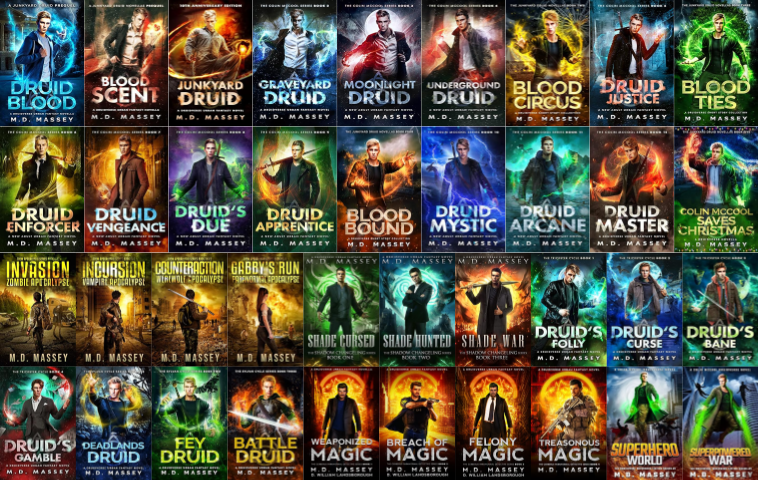 Colin McCool Series & more by M.D. Massey ~ 39 MP3 AUDIOBOOK COLLECTION