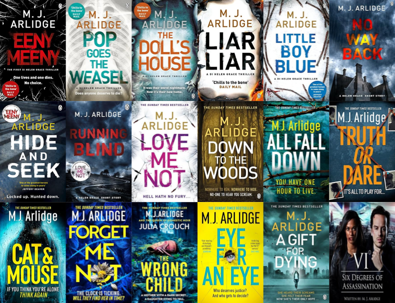 Helen Grace Series & more by M.J. Arlidge ~ 18 MP3 AUDIOBOOK COLLECTION