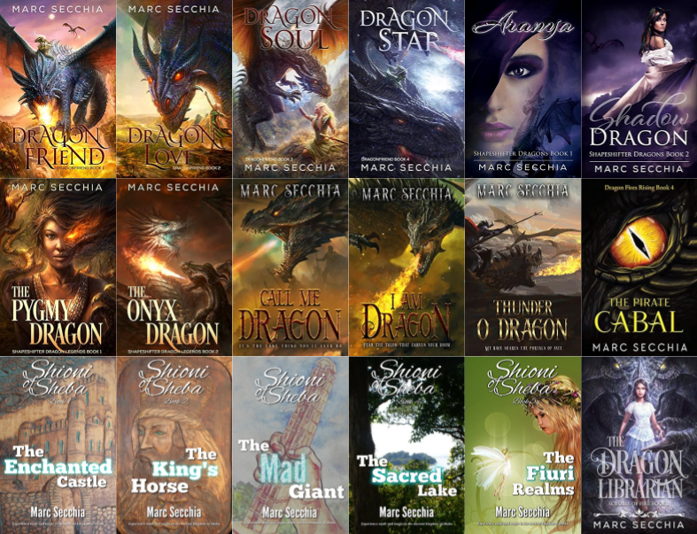 Dragonfriend Series & more by Marc Secchia ~ 17 MP3 AUDIOBOOK COLLECTION