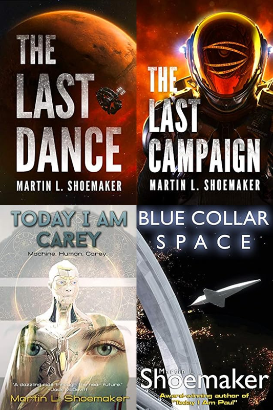 Near-Earth Mysteries Series & more by Martin L Shoemaker ~ 4 MP3 AUDIOBOOK COLLECTION