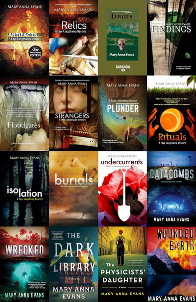 Faye Longchamp Series & more by Mary Anna Evans ~ 16 MP3 AUDIOBOOK COLLECTION