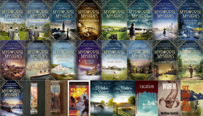 Mydworth Mysteries Series & more by Matthew Costello ~ 25 MP3 AUDIOBOOK COLLECTION