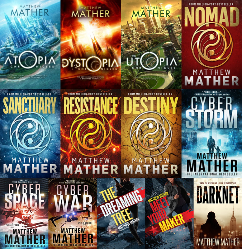 Atopia Series & more by Matthew Mather ~ 15 MP3 AUDIOBOOK COLLECTION
