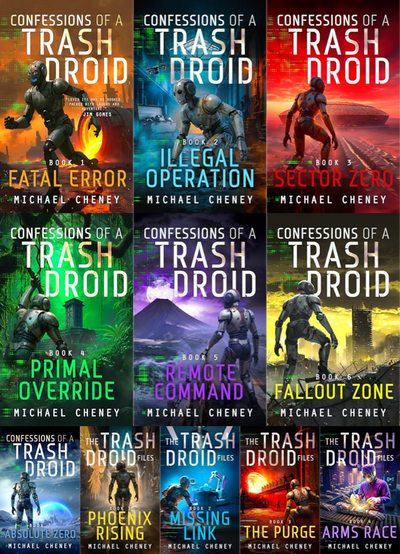Confessions of a Trash Droid Series & more by Michael Cheney ~ 11 MP3 AUDIOBOOK COLLECTION