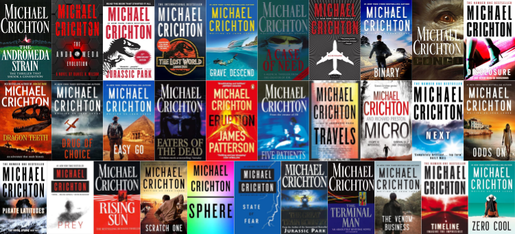 Andromeda Series & more by Michael Crichton ~ 31 MP3 AUDIOBOOK COLLECTION