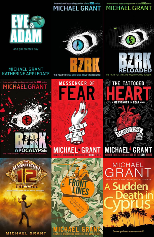 Eve & Adam Series & more by Michael Grant ~ 9 MP3 AUDIOBOOK COLLECTION