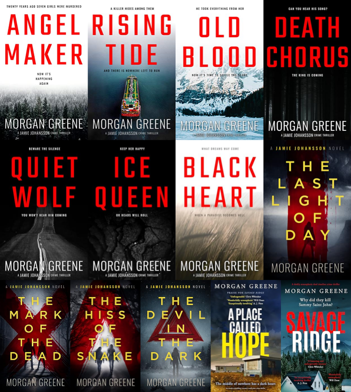 DI Jamie Johansson Series & more by Morgan Greene ~ 13 MP3 AUDIOBOOK COLLECTION