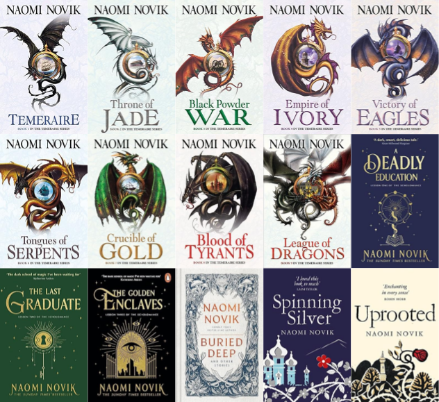 Temeraire Series & more by Naomi Novik ~ 15 MP3 AUDIOBOOK COLLECTION