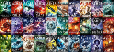Agent Cormac Series & more by Neal Asher ~ 30 MP3 AUDIOBOOK COLLECTION