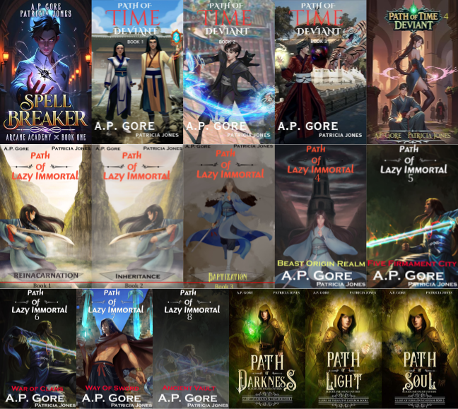 Path of Lazy Immortal Series & more by Patricia Jones ~ 16 MP3 AUDIOBOOK COLLECTION