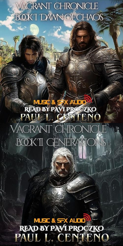 Vagrant Chronicles Series by Paul Centeno ~ 4 MP3 AUDIOBOOK COLLECTION