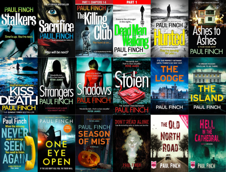 DS Heckenburg Series & more by Paul Finch ~ 18 MP3 AUDIOBOOK COLLECTION