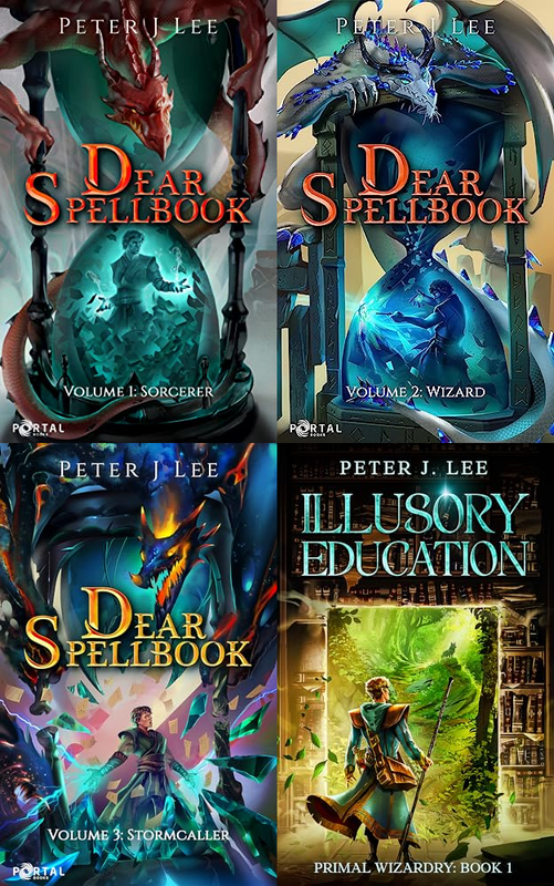 Dear Spellbook Series & more by Peter J. Lee ~ 4 MP3 AUDIOBOOK COLLECTION